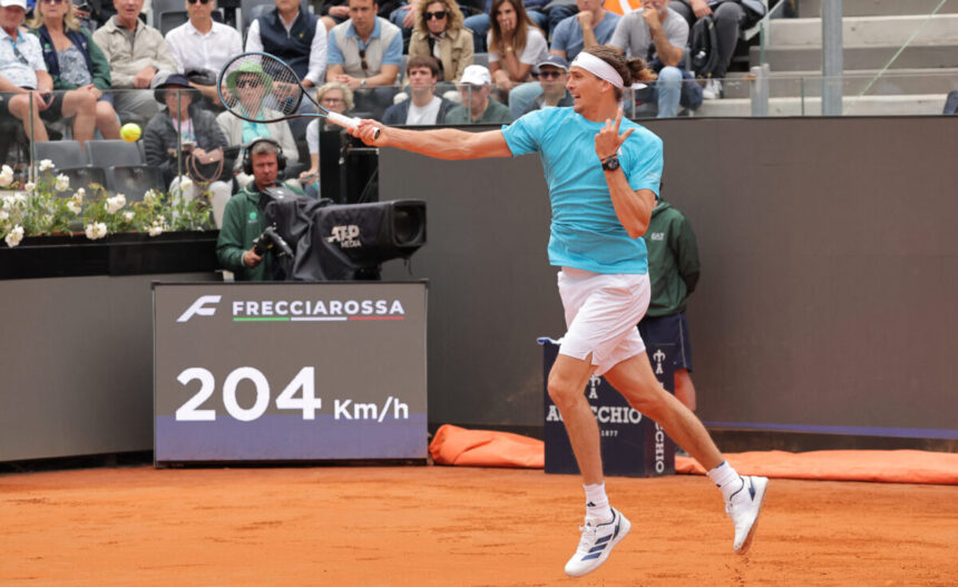 Alexander Zverev agli Internazionali d'Italia 2026