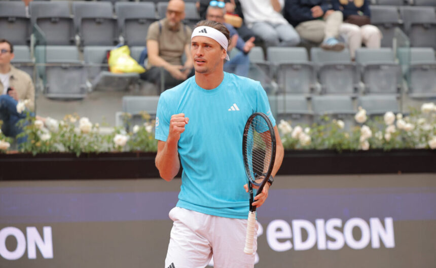 Alexander Zverev agli Internazionali d'Italia 2026