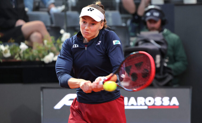 Elena Rybakina agli Internazionali d'Italia 2026