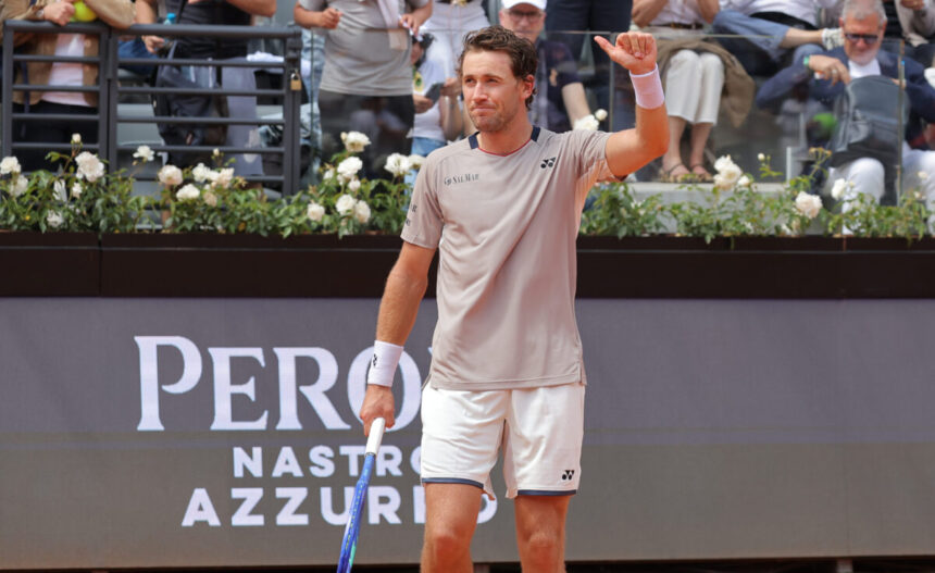 Casper Ruud agli Internazionali d'Italia 2026