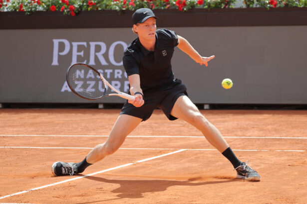 Jannik Sinner agli Internazionali d'Italia 2026