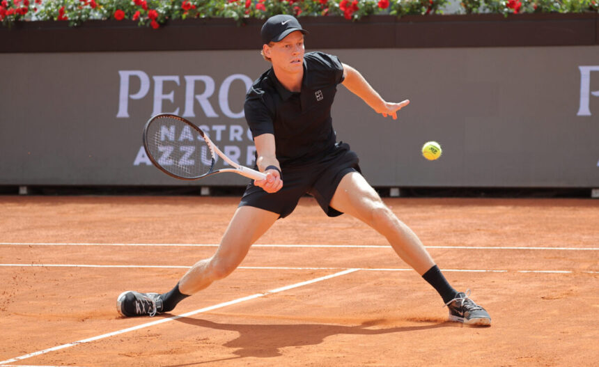 Jannik Sinner agli Internazionali d'Italia 2026