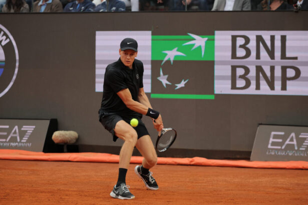 Jannik Sinner agli Internazionali d'Italia 2026