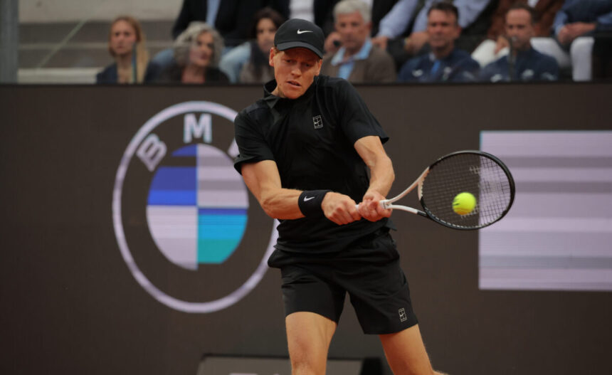Jannik Sinner agli Internazionali d'Italia 2026