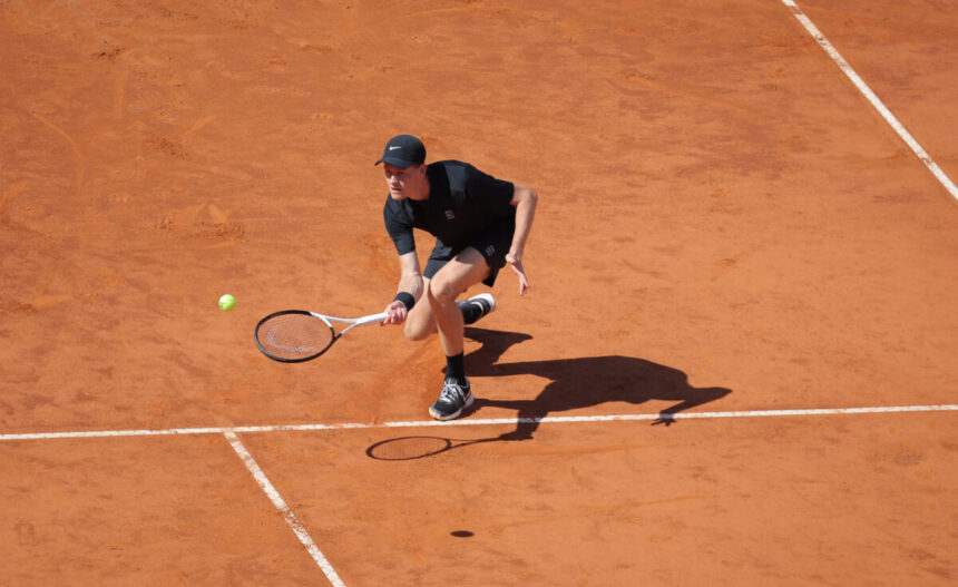 Jannik Sinner agli Internazionali d'Italia 2026