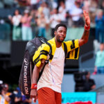 Gael Monfils esce dal campo al Masters 1000 di Madrid