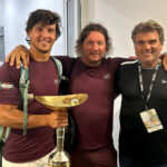 Da sinistra Luciano Darderi, Gino Darderi e Marcello Macchione