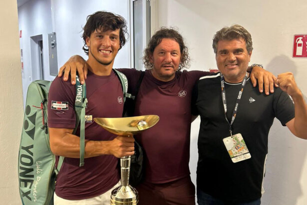 Da sinistra Luciano Darderi, Gino Darderi e Marcello Macchione
