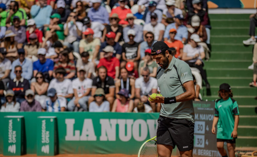 Matteo Berrettini nel torneo di Cagliari 2026