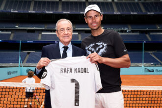 Florentino Perez e Rafael Nadal a Madrid