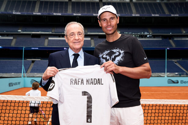 Florentino Perez e Rafael Nadal a Madrid
