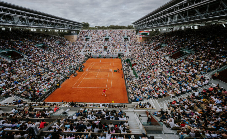 Il Suzanne Lenglen al Roland Garros 2025 durante la sessione diurna