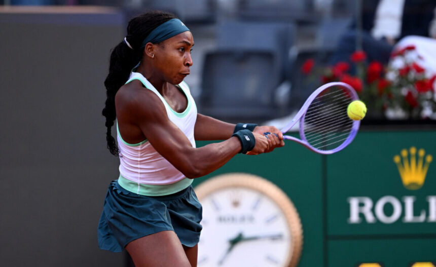 Coco Gauff agli Internazionali d'Italia 2026