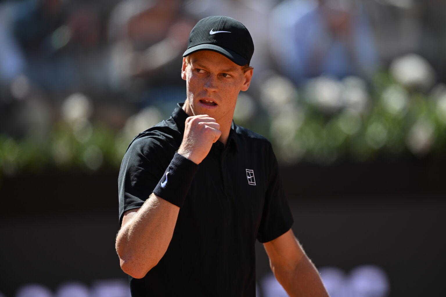 Jannik Sinner agli Internazionali d'Italia 2026