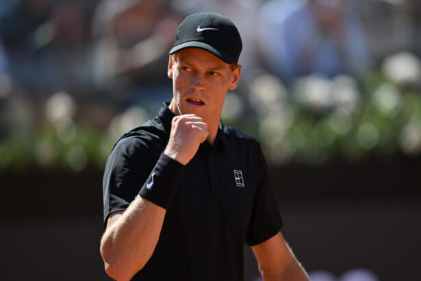 Jannik Sinner agli Internazionali d'Italia 2026