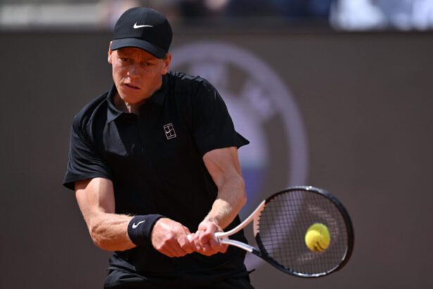 Jannik Sinner agli Internazionali d'Italia 2026
