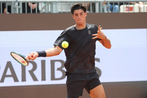 Federico Cinà agli Internazionali d'Italia