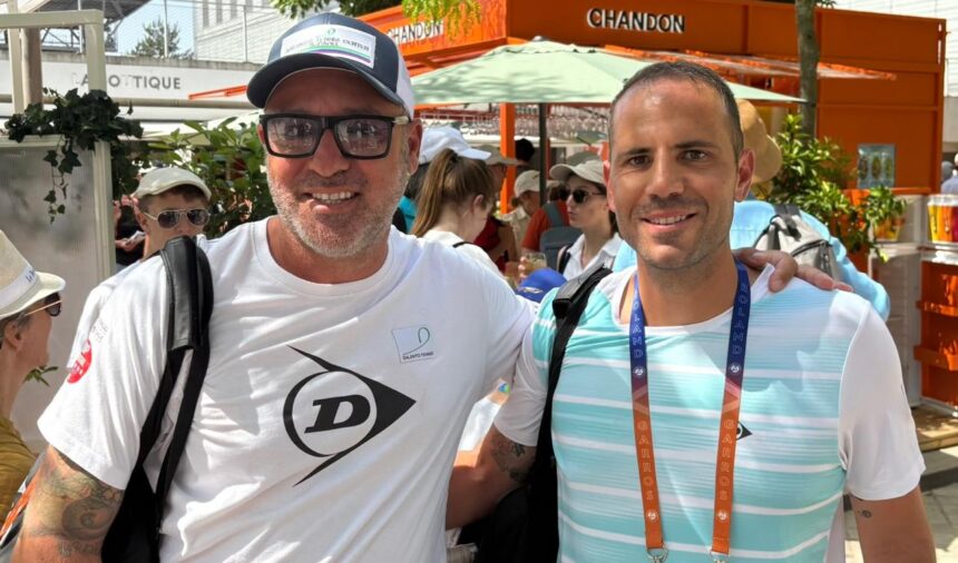 Andrea Trono e Tommaso Mannarini al Roland Garros