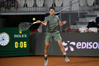 Luciano Darderi agli Internazionali d'Italia 2026