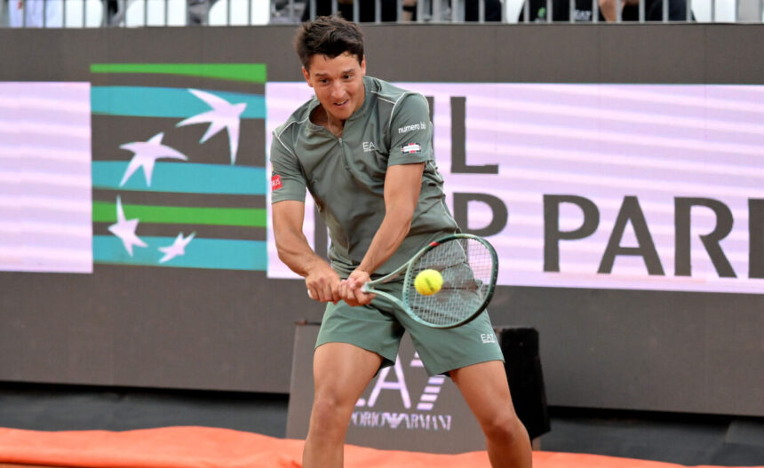 Luciano Darderi agli Internazionali d'Italia 2026