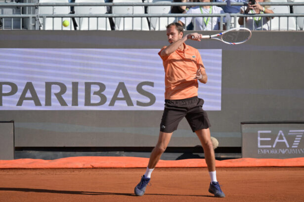 Daniil Medvedev agli Internazionali d'Italia 2026