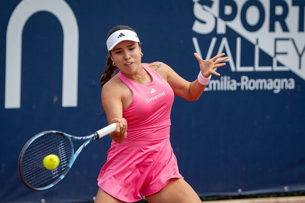 Camila Osorio in azione al Parma Ladies Open