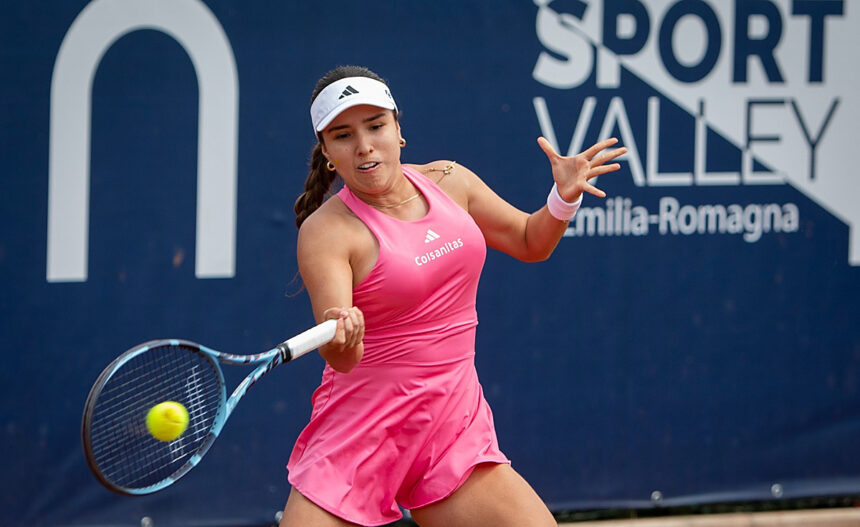 Camila Osorio in azione al Parma Ladies Open