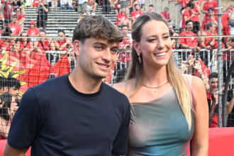 Flavio Cobolli Magnifico Messere alla finale del Calcio Storico Fiorentino