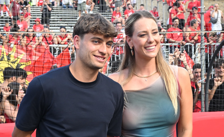 Flavio Cobolli Magnifico Messere alla finale del Calcio Storico Fiorentino