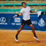 Henrique Rocha colpisce il dritto al Challenger di Perugia