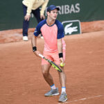 Nicolas Mejia nelle qualificazioni del Roland Garros 2023