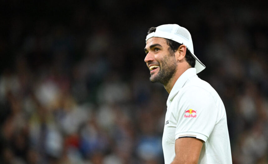 Matteo Berrettini a Wimbledon 2024