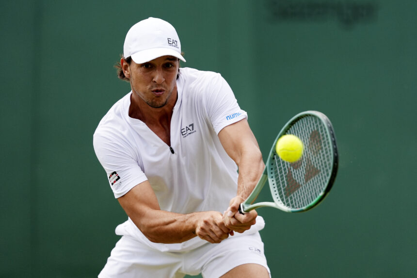 Luciano Darderi a Wimbledon