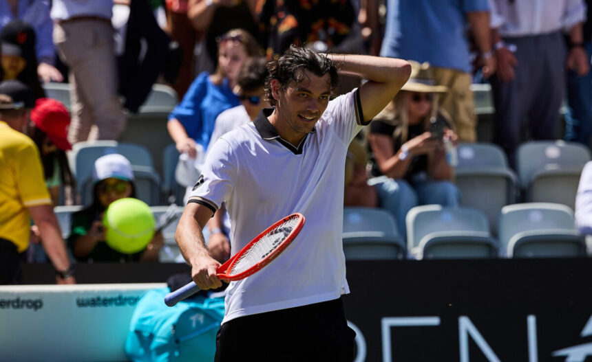 Taylor Fritz nel torneo di Halle 2026