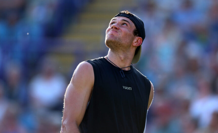 Jack Draper al torneo di Eastbourne 2026
