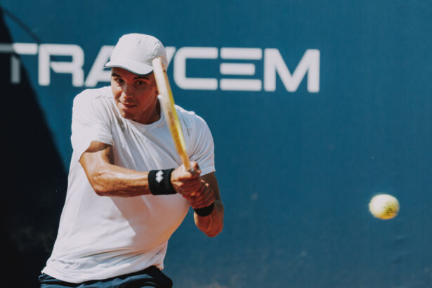 Andrea Guerrieri impegnato al Challenger di Olbia 2025