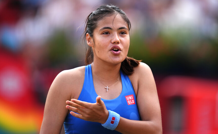 Emma Raducanu al Queen's nel 2026