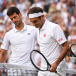 Roger Federer e Novak Djokovic a Wimbledon 2019