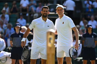 Jannik Sinner e Novak a Wimbledon 2025