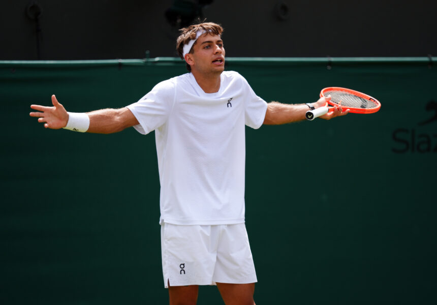 Flavio Cobolli a Wimbledon 2026