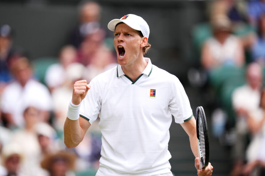 Jannik Sinner a Wimbledon 2026