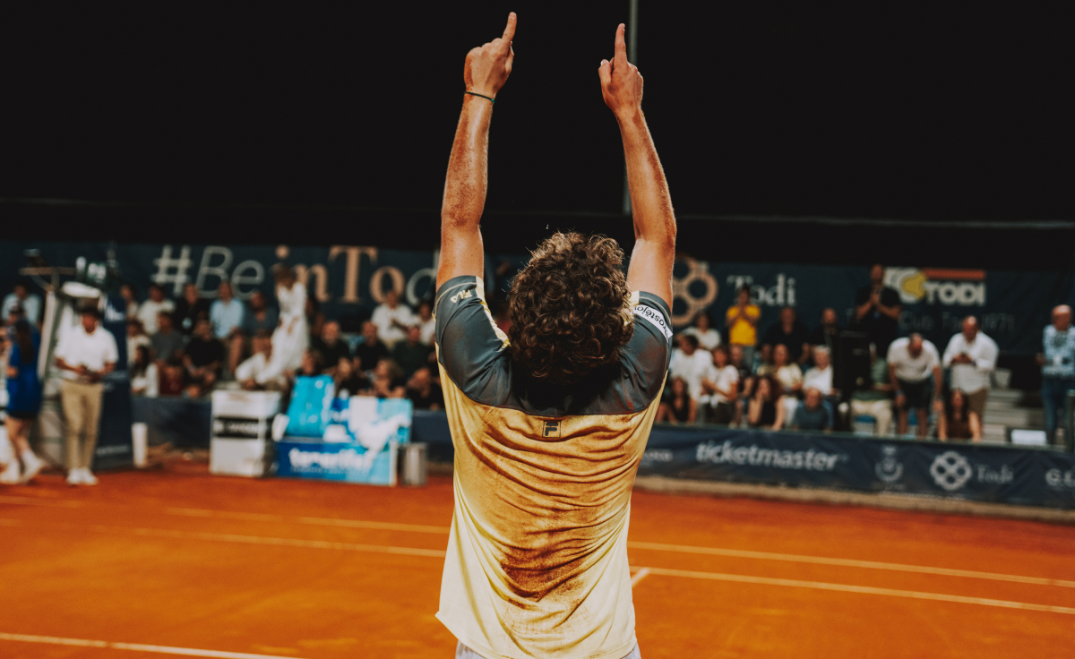 Maxim Mrva in campo al Challenger di Todi 2026