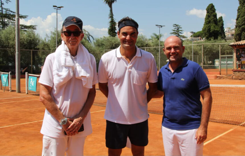 Roger Federer al Taormina Sporting Club