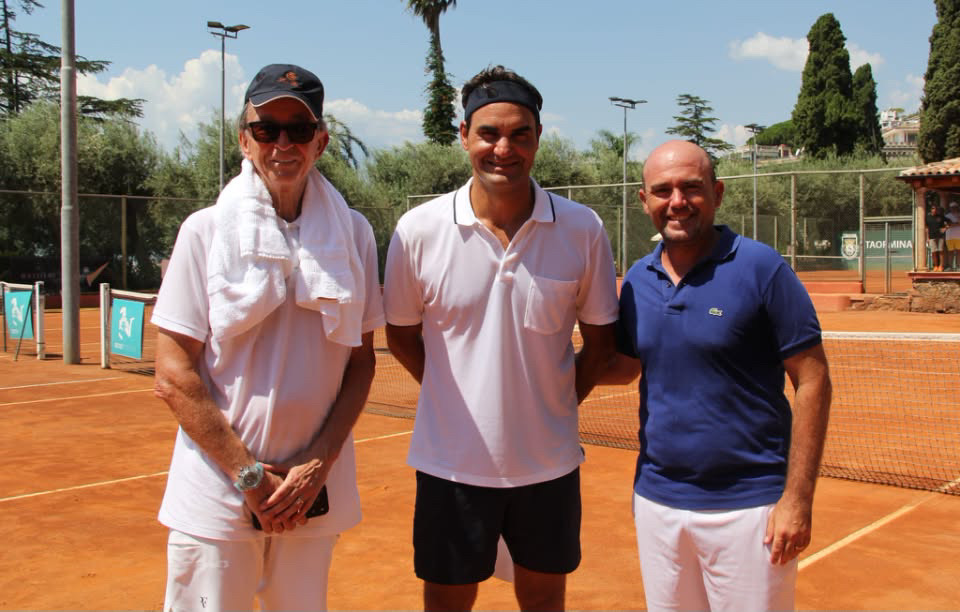 Roger Federer al Taormina Sporting Club