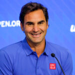 Roger Federer in conferenza stampa allo US Open