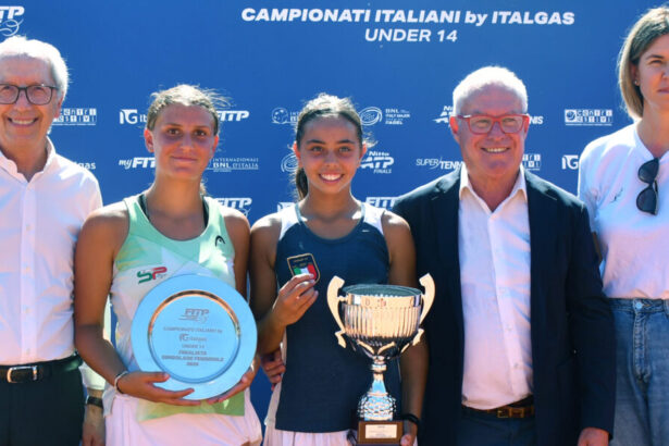 La premiazione dei campionati italiani Under 14