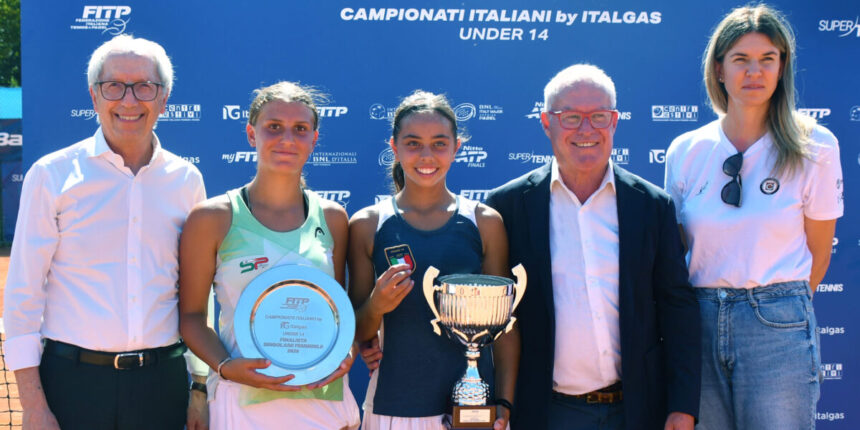 La premiazione dei campionati italiani Under 14