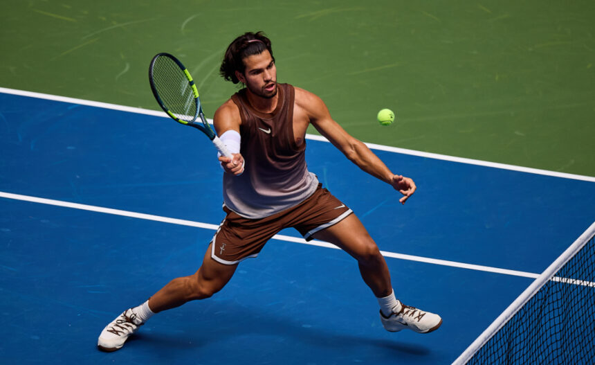 Carlos Alcaraz allo US Open 2026 contro Roman Safiullin