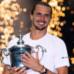 Alexander Zverev con la coppa dello US Open