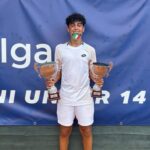 Giovanni Di Leva ai Campionati italiani under 14 di singolare maschile